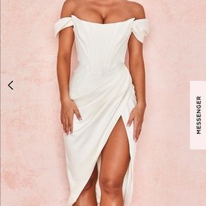 House of CB Loretta Ivory Dress Large